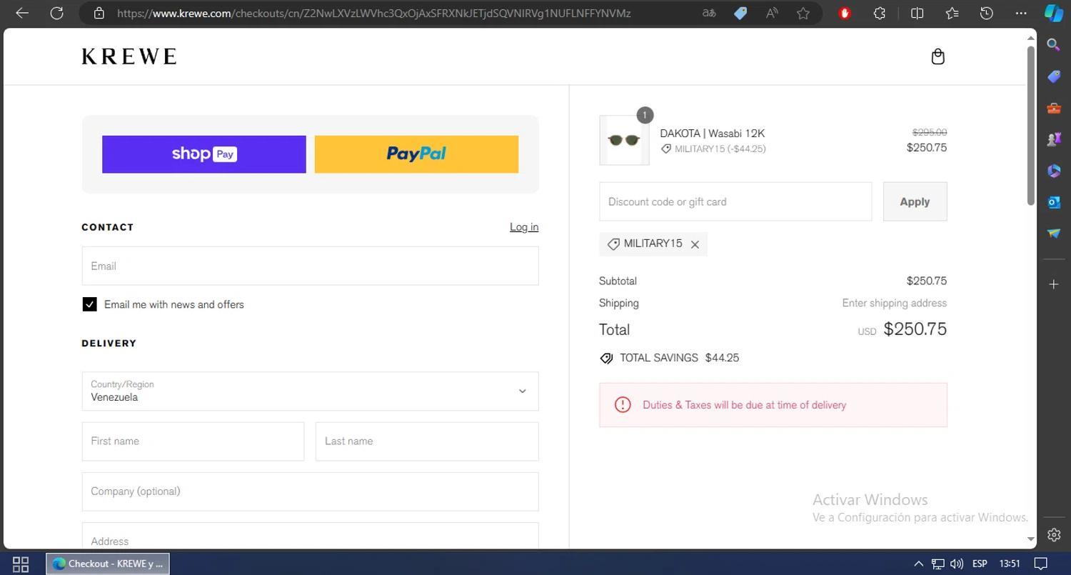How to apply Krewe coupon code